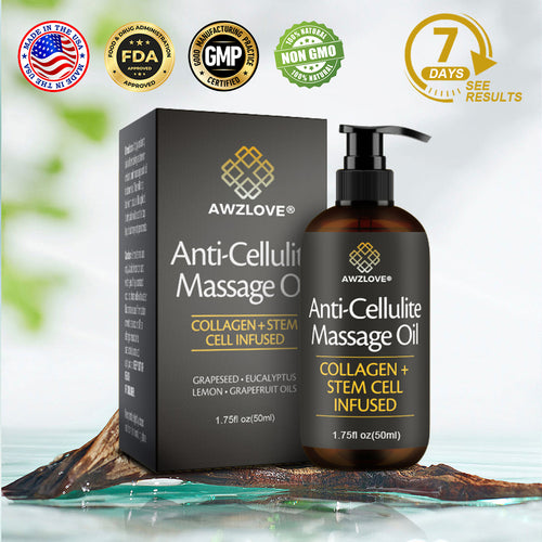 Awzlove® Luxurious Collagen & Stem Cell Anti-Cellulite Massage Oil🎉 (🔥70% Off for a Limited Time!)