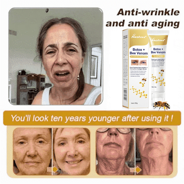 Made and shipped from the US✅--Awzlove® Botox Bee Venom Wrinkle Removal Roll-On Cream-Last Day Promotion 70% OFF 🔥