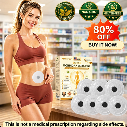 𝑶𝒇𝒇𝒊𝒄𝒊𝒂𝒍 𝑺𝒕𝒐𝒓𝒆  | 👩‍⚕️ H𝐞a𝐥r𝐢z𝐞®Moringa Berberine 10-in-1 Microgranule Body-Shaping Fat-Burning Patch(𝐎𝐧𝐜𝐞 𝐃𝐚𝐢𝐥𝐲, 𝐯𝐢𝐬𝐢𝐛𝐥𝐞 𝐜𝐡𝐚𝐧𝐠𝐞𝐬 𝐢𝐧 𝟕 𝐝𝐚𝐲𝐬） F𝐨r 𝐎𝐛𝐞𝐬𝐢𝐭𝐲, 𝐋o𝐨s𝐞 𝐒k𝐢n, 𝐃𝐢𝐚𝐛𝐞𝐭𝐞𝐬, 𝐒𝐥𝐞𝐞𝐩 𝐀𝐩𝐧𝐞𝐚, 𝐀𝐧𝐝 𝐉𝐨𝐢𝐧𝐭 𝐈𝐬𝐬𝐮𝐞𝐬🎀