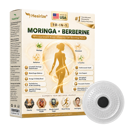𝑶𝒇𝒇𝒊𝒄𝒊𝒂𝒍 𝑺𝒕𝒐𝒓𝒆  | 👩‍⚕️ H𝐞a𝐥r𝐢z𝐞®Moringa Berberine 10-in-1 Microgranule Body-Shaping Fat-Burning Patch(𝐎𝐧𝐜𝐞 𝐃𝐚𝐢𝐥𝐲, 𝐯𝐢𝐬𝐢𝐛𝐥𝐞 𝐜𝐡𝐚𝐧𝐠𝐞𝐬 𝐢𝐧 𝟕 𝐝𝐚𝐲𝐬） F𝐨r 𝐎𝐛𝐞𝐬𝐢𝐭𝐲, 𝐋o𝐨s𝐞 𝐒k𝐢n, 𝐃𝐢𝐚𝐛𝐞𝐭𝐞𝐬, 𝐒𝐥𝐞𝐞𝐩 𝐀𝐩𝐧𝐞𝐚, 𝐀𝐧𝐝 𝐉𝐨𝐢𝐧𝐭 𝐈𝐬𝐬𝐮𝐞𝐬🎀