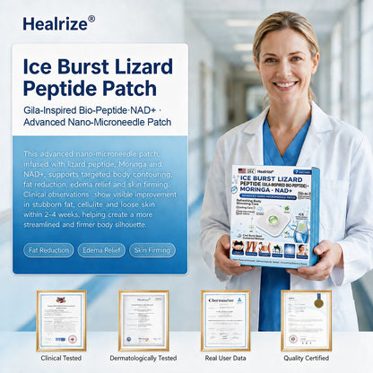 💫 Official U.S. Store | Healrize® ICE BURST LIZARD PEPTIDE (Gila-Inspired Bio-Peptide)・Moringa・NAD+ Advanced Nano-Microneedle Patch🎁