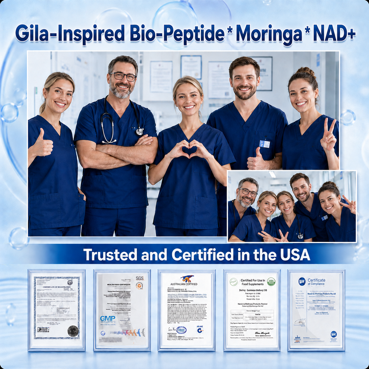 💫 Official U.S. Store | Healrize® ICE BURST LIZARD PEPTIDE (Gila-Inspired Bio-Peptide)・Moringa・NAD+ Advanced Nano-Microneedle Patch🎁