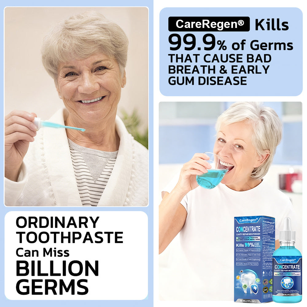 Official Store：🏆CareRegen® CONCENTRATE REPAIR MOUTHWASH(Dentist recommended)(Flying Off the Shelves: 100,000 Bottles Sold!)🎀