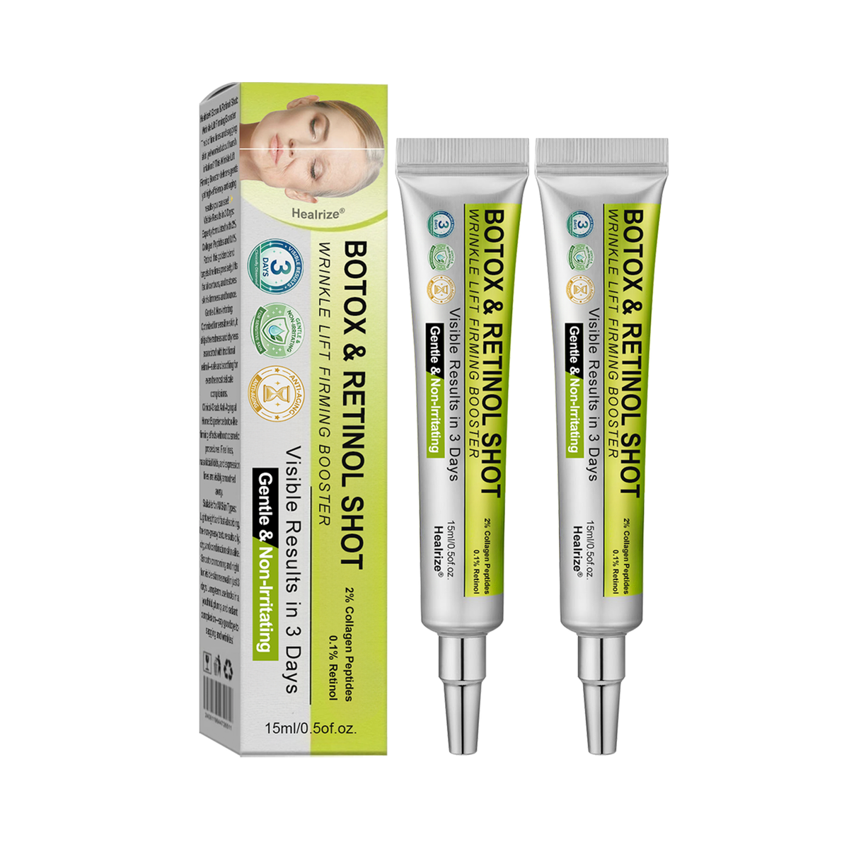 🎖️🎖️🎖️Made and shipped from USA 💫Healrize® Botox & Vita-A Retinol Shot Wrinkle-Lift Tightening cream - Last Day Promotion 70% OFF