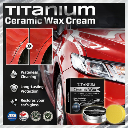 Final Day: 49% OFF - Titanium Ceramic Wax Cream for Ultimate Car Protection
