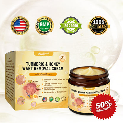 Awzlove® Turmeric & Honey Wart Removal All-in-One Cream