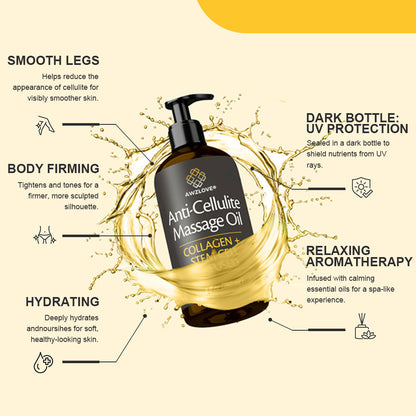 Awzlove® Luxurious Collagen & Stem Cell Anti-Cellulite Massage Oil🎉 (🔥70% Off for a Limited Time!)