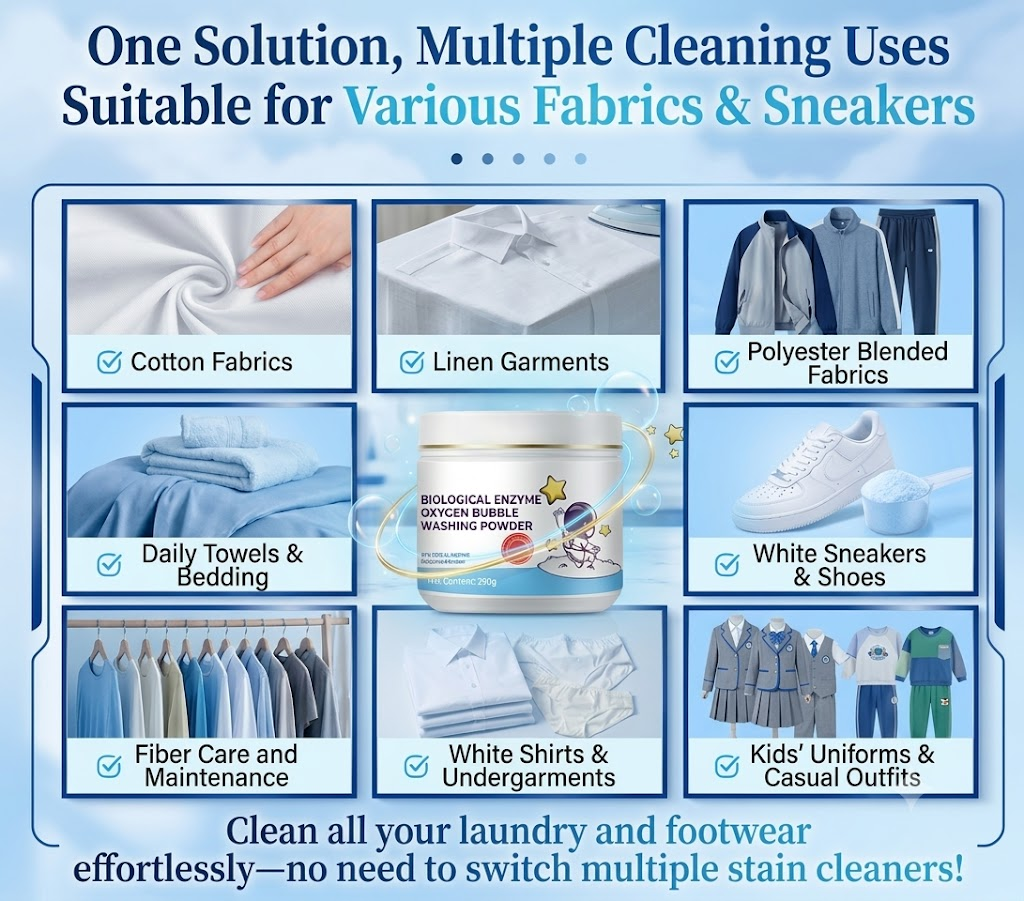 Biological Enzyme Oxygen Bubble Washing Powder