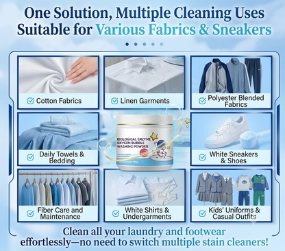 Biological Enzyme Oxygen Bubble Washing Powder