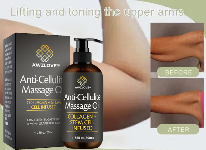 Awzlove® Luxurious Collagen & Stem Cell Anti-Cellulite Massage Oil🎉 (🔥70% Off for a Limited Time!)