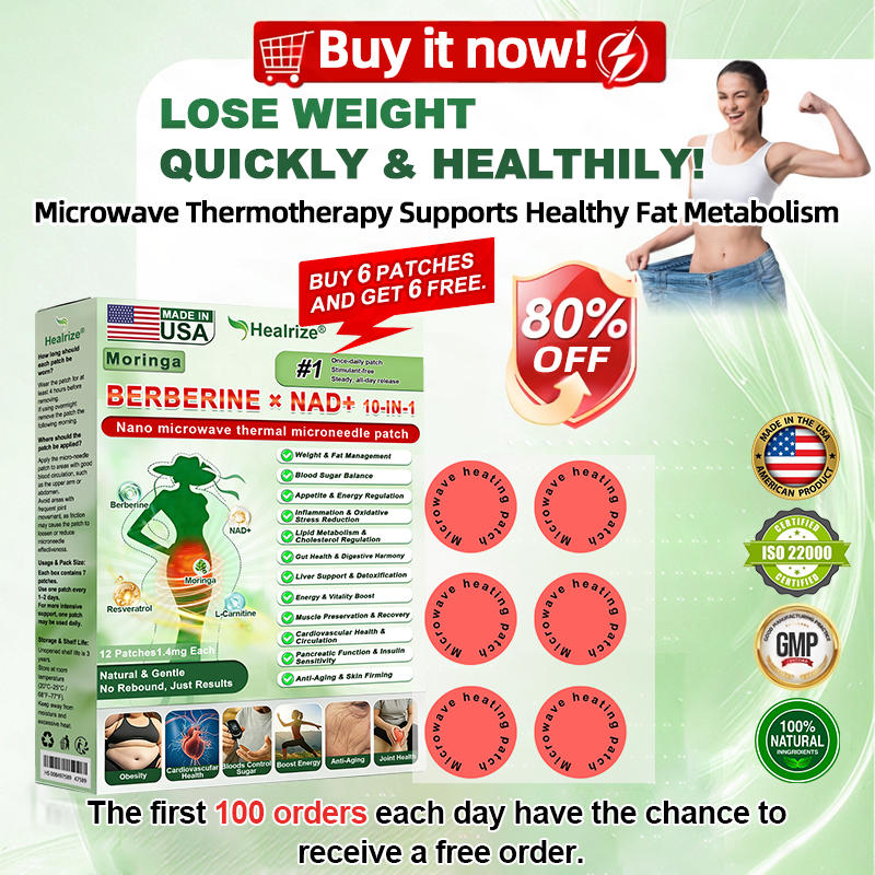𝑶𝒇𝒇𝒊𝒄𝒊𝒂𝒍 𝑺𝒕𝒐𝒓𝒆  | 👨‍⚕️Healrize®𝑴𝒐𝒓𝒊𝒏𝒈𝗮 · 𝗕𝗲𝗿𝗯𝗲𝗿𝙞𝙣𝙚 × 𝙉𝘼𝐃+ 𝟏𝟎-𝐢𝐧-𝟏 𝗔𝗱𝘃𝗮𝗻𝗰𝙚𝙙 Nano Microwave Thermal Metabolic Patch(𝐉𝐮𝐬𝐭 𝐨𝐧𝐜𝐞 𝐚 𝐝𝐚𝐲, 𝐯𝐢𝐬𝐢𝐛𝐥𝐞 𝐜𝐡𝐚𝐧𝐠𝐞𝐬 𝐢𝐧 𝟕 𝐝𝐚𝐲𝐬） ✅ 𝐅𝐨𝐫 𝐨𝐛𝐞𝐬𝐢𝐭𝐲, 🅛🅞🅞🅢🅔 🅢🅚🅘🅝,𝐝𝐢𝐚𝐛𝐞𝐭𝐞𝐬, 𝐬𝐥𝐞𝐞𝐩 𝐚𝐩𝐧𝐞𝐚, 𝐣𝐨𝐢𝐧𝐭 𝐢𝐬𝐬𝐮𝐞𝐬, 𝐚𝐧𝐝 𝐦𝐨𝐫𝐞 🌞