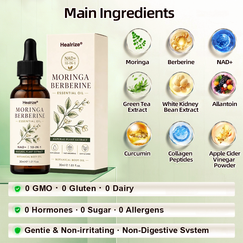 𝑶𝒇𝒇𝒊𝒄𝒊𝒂𝒍 𝑺𝒕𝒐𝒓𝒆  | 👩‍⚕️ Healrize® 10-IN-1 Moringa * Berberine * NAD+ Essential Oil  (𝐎𝐧𝐜𝐞 𝐃𝐚𝐢𝐥𝐲, 𝐯𝐢𝐬𝐢𝐛𝐥𝐞 𝐜𝐡𝐚𝐧𝐠𝐞𝐬 𝐢𝐧 𝟕 𝐝𝐚𝐲𝐬） F𝐨r 𝐎𝐛𝐞𝐬𝐢𝐭𝐲, 𝐋o𝐨s𝐞 𝐒k𝐢n, 𝐃𝐢𝐚𝐛𝐞𝐭𝐞𝐬, 𝐒𝐥𝐞𝐞𝐩 𝐀𝐩𝐧𝐞𝐚, 𝐀𝐧𝐝 𝐉𝐨𝐢𝐧𝐭 𝐈𝐬𝐬𝐮𝐞𝐬🎁