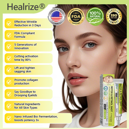 🎖️🎖️🎖️Made and shipped from USA 💫Healrize® Botox & Vita-A Retinol Shot Wrinkle-Lift Tightening cream - Last Day Promotion 70% OFF