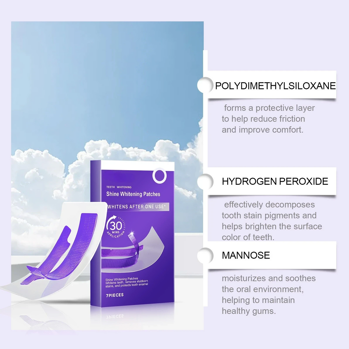 [🔥Annual Winter Warehouse Sale]Healrize® Purple Whitening Strips, Your teeth will shine brighter than ever before-EQ