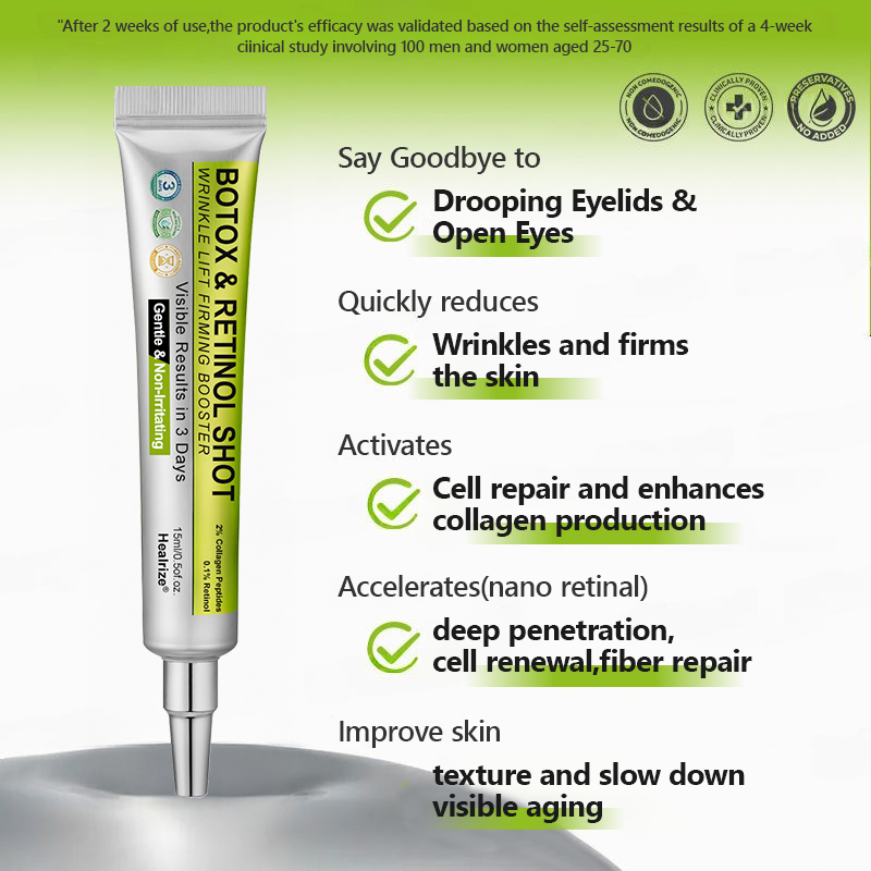 🎖️🎖️🎖️Made and shipped from USA 💫Healrize® Botox & Vita-A Retinol Shot Wrinkle-Lift Tightening cream - Last Day Promotion 70% OFF