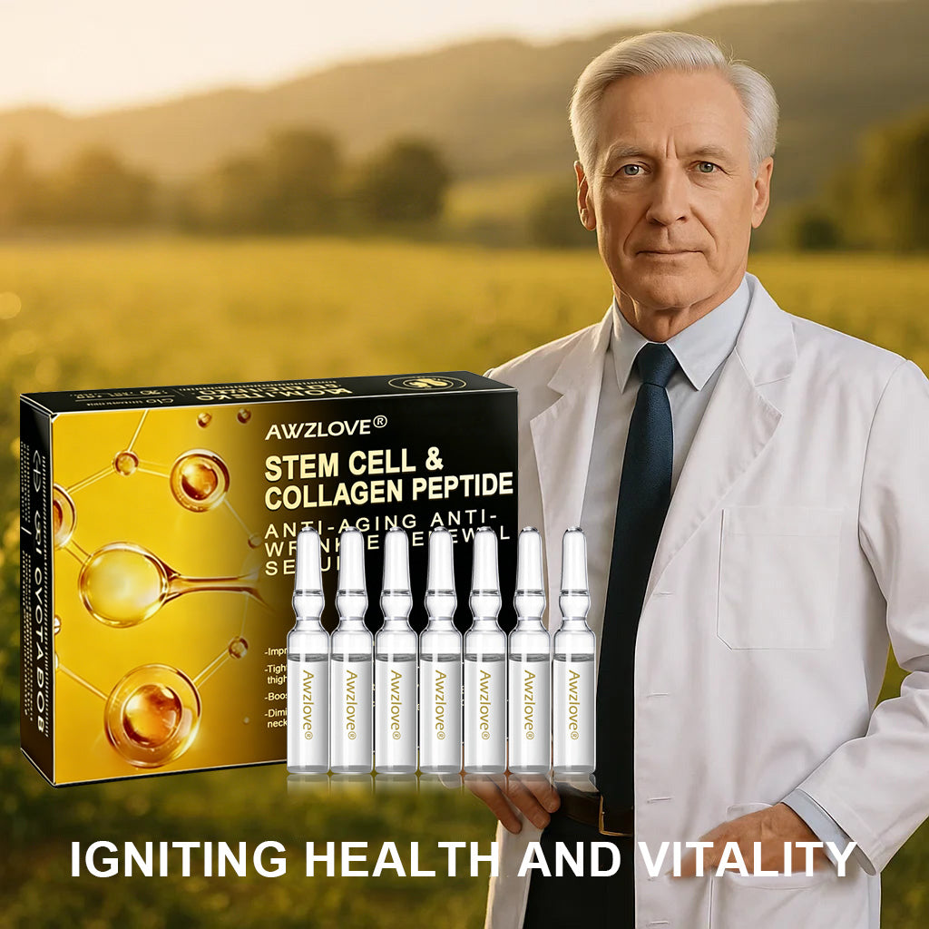 Officially Authorised Exclusive Edition | Awzlove® STEM CELL & COLLAGEN PEPTIDE RENEWAL SERUM (Lift & Firm Sagging Skin & Reduce Wrinkle Formation) 🎁