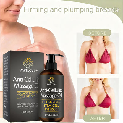 Awzlove® Luxurious Collagen & Stem Cell Anti-Cellulite Massage Oil🎉 (🔥70% Off for a Limited Time!)