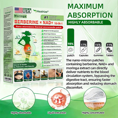 𝑶𝒇𝒇𝒊𝒄𝒊𝒂𝒍 𝑺𝒕𝒐𝒓𝒆  | 👨‍⚕️Healrize®𝑴𝒐𝒓𝒊𝒏𝒈𝗮 · 𝗕𝗲𝗿𝗯𝗲𝗿𝙞𝙣𝙚 × 𝙉𝘼𝐃+ 𝟏𝟎-𝐢𝐧-𝟏 𝗔𝗱𝘃𝗮𝗻𝗰𝙚𝙙 Nano Microwave Thermal Metabolic Patch(𝐉𝐮𝐬𝐭 𝐨𝐧𝐜𝐞 𝐚 𝐝𝐚𝐲, 𝐯𝐢𝐬𝐢𝐛𝐥𝐞 𝐜𝐡𝐚𝐧𝐠𝐞𝐬 𝐢𝐧 𝟕 𝐝𝐚𝐲𝐬） ✅ 𝐅𝐨𝐫 𝐨𝐛𝐞𝐬𝐢𝐭𝐲, 🅛🅞🅞🅢🅔 🅢🅚🅘🅝,𝐝𝐢𝐚𝐛𝐞𝐭𝐞𝐬, 𝐬𝐥𝐞𝐞𝐩 𝐚𝐩𝐧𝐞𝐚, 𝐣𝐨𝐢𝐧𝐭 𝐢𝐬𝐬𝐮𝐞𝐬, 𝐚𝐧𝐝 𝐦𝐨𝐫𝐞 🌞