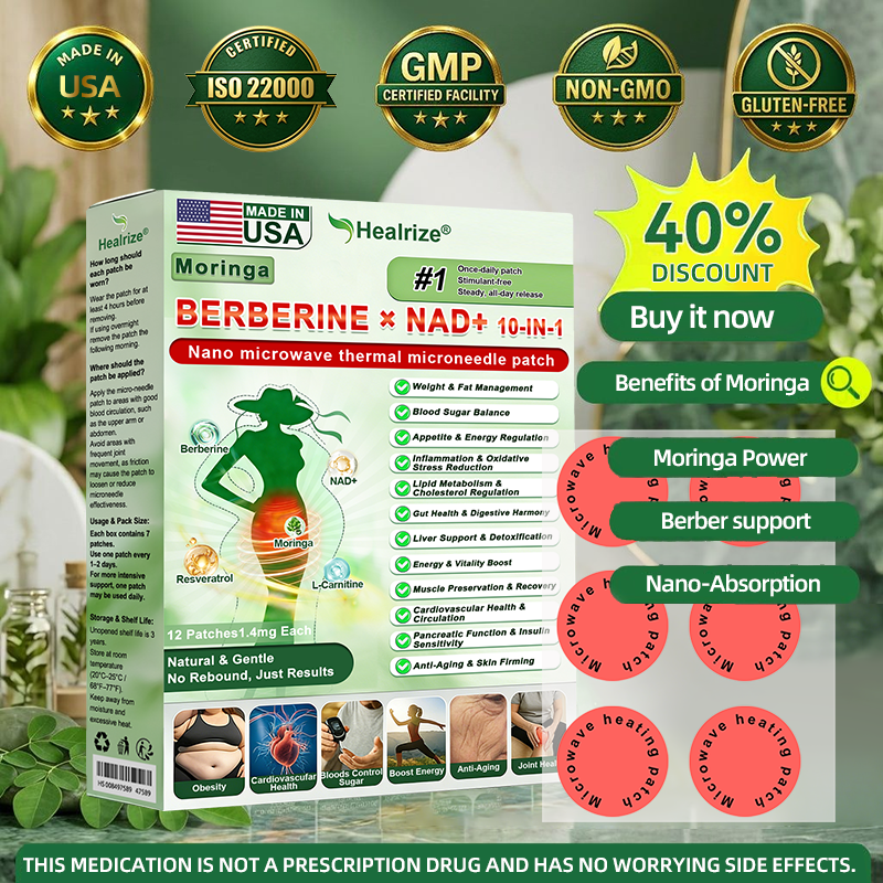 𝑶𝒇𝒇𝒊𝒄𝒊𝒂𝒍 𝑺𝒕𝒐𝒓𝒆  | 👨‍⚕️Healrize®𝑴𝒐𝒓𝒊𝒏𝒈𝗮 · 𝗕𝗲𝗿𝗯𝗲𝗿𝙞𝙣𝙚 × 𝙉𝘼𝐃+ 𝟏𝟎-𝐢𝐧-𝟏 𝗔𝗱𝘃𝗮𝗻𝗰𝙚𝙙 Nano Microwave Thermal Metabolic Patch(𝐉𝐮𝐬𝐭 𝐨𝐧𝐜𝐞 𝐚 𝐝𝐚𝐲, 𝐯𝐢𝐬𝐢𝐛𝐥𝐞 𝐜𝐡𝐚𝐧𝐠𝐞𝐬 𝐢𝐧 𝟕 𝐝𝐚𝐲𝐬） ✅ 𝐅𝐨𝐫 𝐨𝐛𝐞𝐬𝐢𝐭𝐲, 🅛🅞🅞🅢🅔 🅢🅚🅘🅝,𝐝𝐢𝐚𝐛𝐞𝐭𝐞𝐬, 𝐬𝐥𝐞𝐞𝐩 𝐚𝐩𝐧𝐞𝐚, 𝐣𝐨𝐢𝐧𝐭 𝐢𝐬𝐬𝐮𝐞𝐬, 𝐚𝐧𝐝 𝐦𝐨𝐫𝐞 🌞