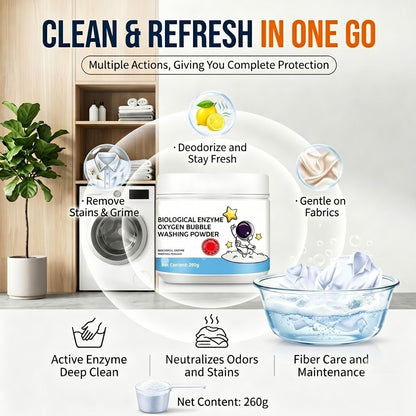 Biological Enzyme Oxygen Bubble Washing Powder