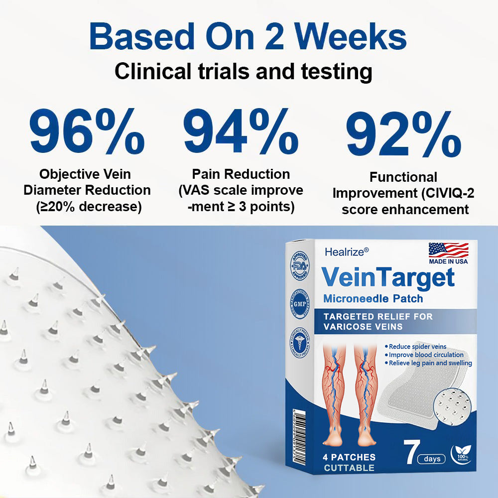 🇺🇸👨‍⚕️👍✅Healrize® VeinTarget Microneedle Patch⚡Instant Relief, Long-Term Results🎁