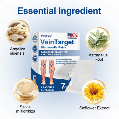 🇺🇸👨‍⚕️👍✅Healrize® VeinTarget Microneedle Patch⚡Instant Relief, Long-Term Results🎁
