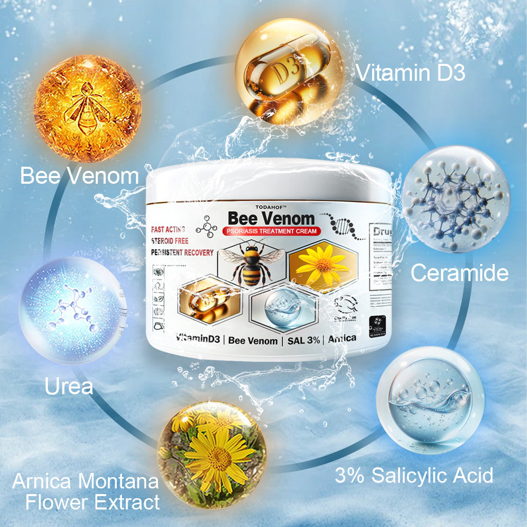 TODAHOF™ Bee Venom Multi-Symptom Skin Treatment Cream (👨‍⚕NPF RECOMMENDS)