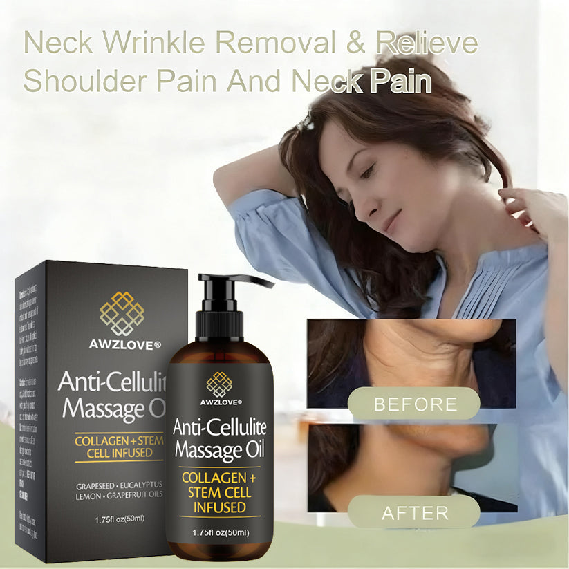 Awzlove® Luxurious Collagen & Stem Cell Anti-Cellulite Massage Oil🎉 (🔥70% Off for a Limited Time!)