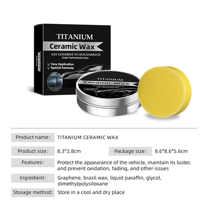 Final Day: 49% OFF - Titanium Ceramic Wax Cream for Ultimate Car Protection