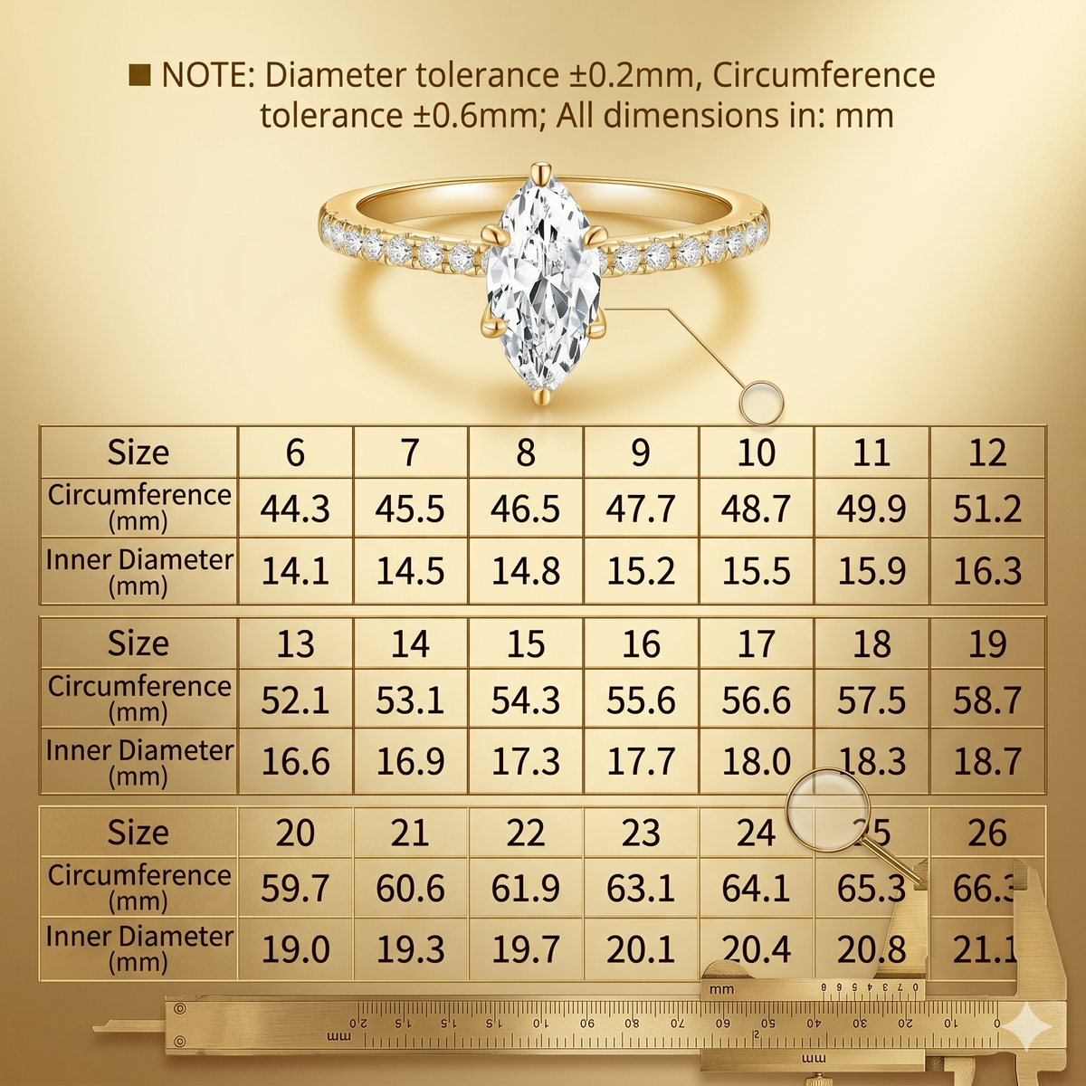 🔥 90% OFF TODAY: Yellow Gold Marquise-Cut Diamond Ring — Stop Saving Your Radiance for "Someday" — Own the Luxury You Deserve, Right Now 💎