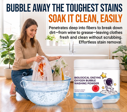 Biological Enzyme Oxygen Bubble Washing Powder