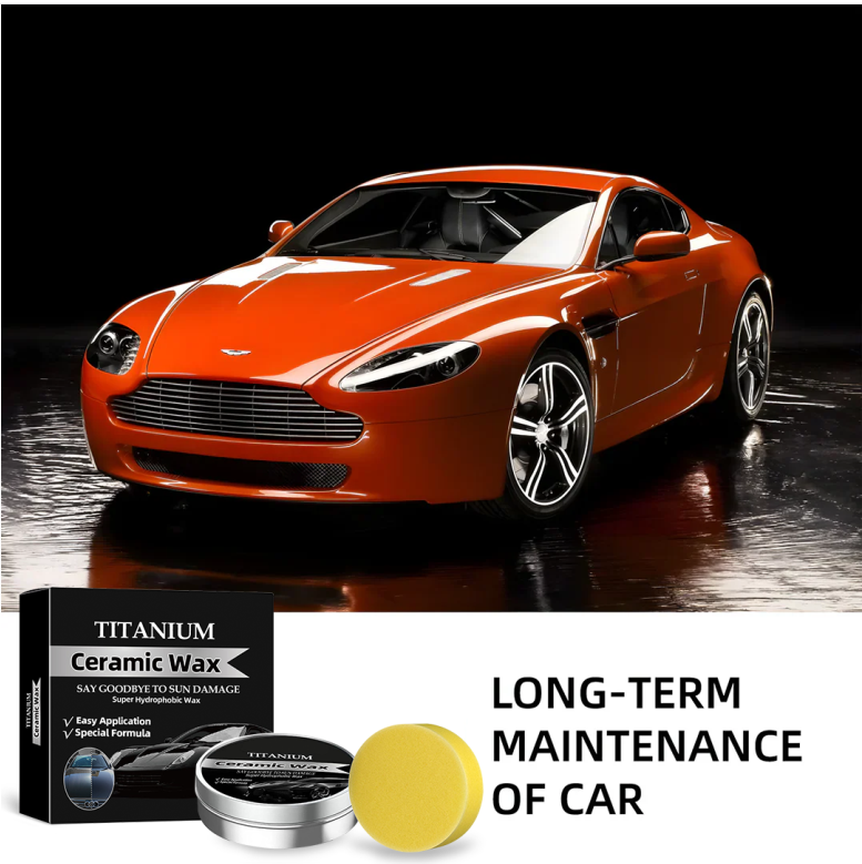 Final Day: 49% OFF - Titanium Ceramic Wax Cream for Ultimate Car Protection