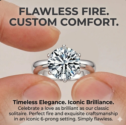 🔥Today Only: 90% OFF! Eternal "Past, Present & Future" 2-Carat Moissanite Ring (Adjustable Fit)