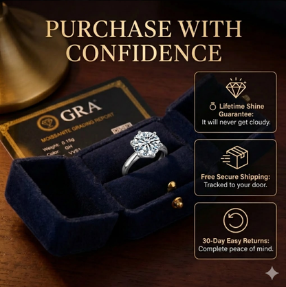 🔥Today Only: 90% OFF! Eternal "Past, Present & Future" 2-Carat Moissanite Ring (Adjustable Fit)