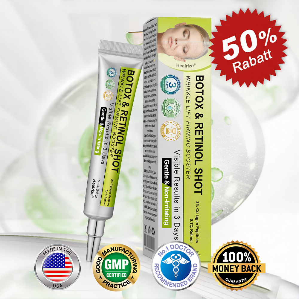 🎖️🎖️🎖️Made and shipped from USA 💫Healrize® Botox & Vita-A Retinol Shot Wrinkle-Lift Tightening cream - Last Day Promotion 70% OFF